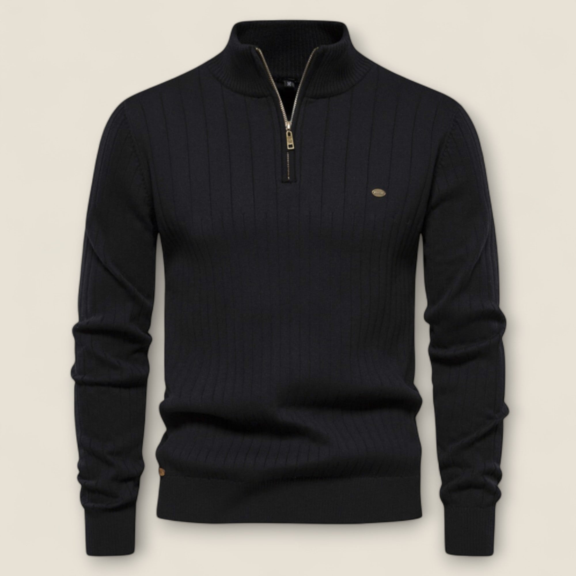 James - Textured Rib Knit Sweater