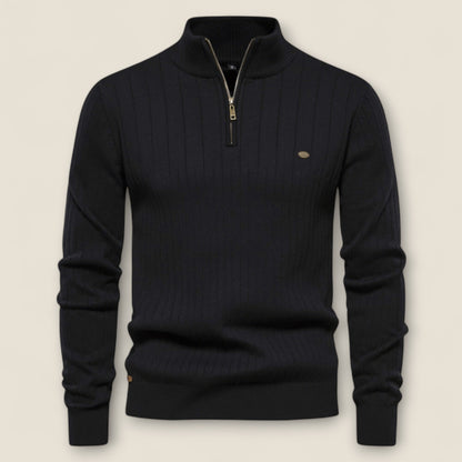 James - Textured Rib Knit Sweater