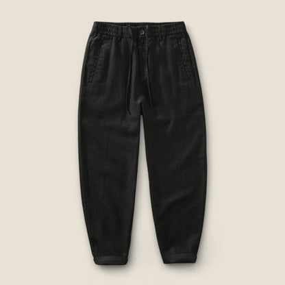 Leandro - Linned Bukser med Snøre