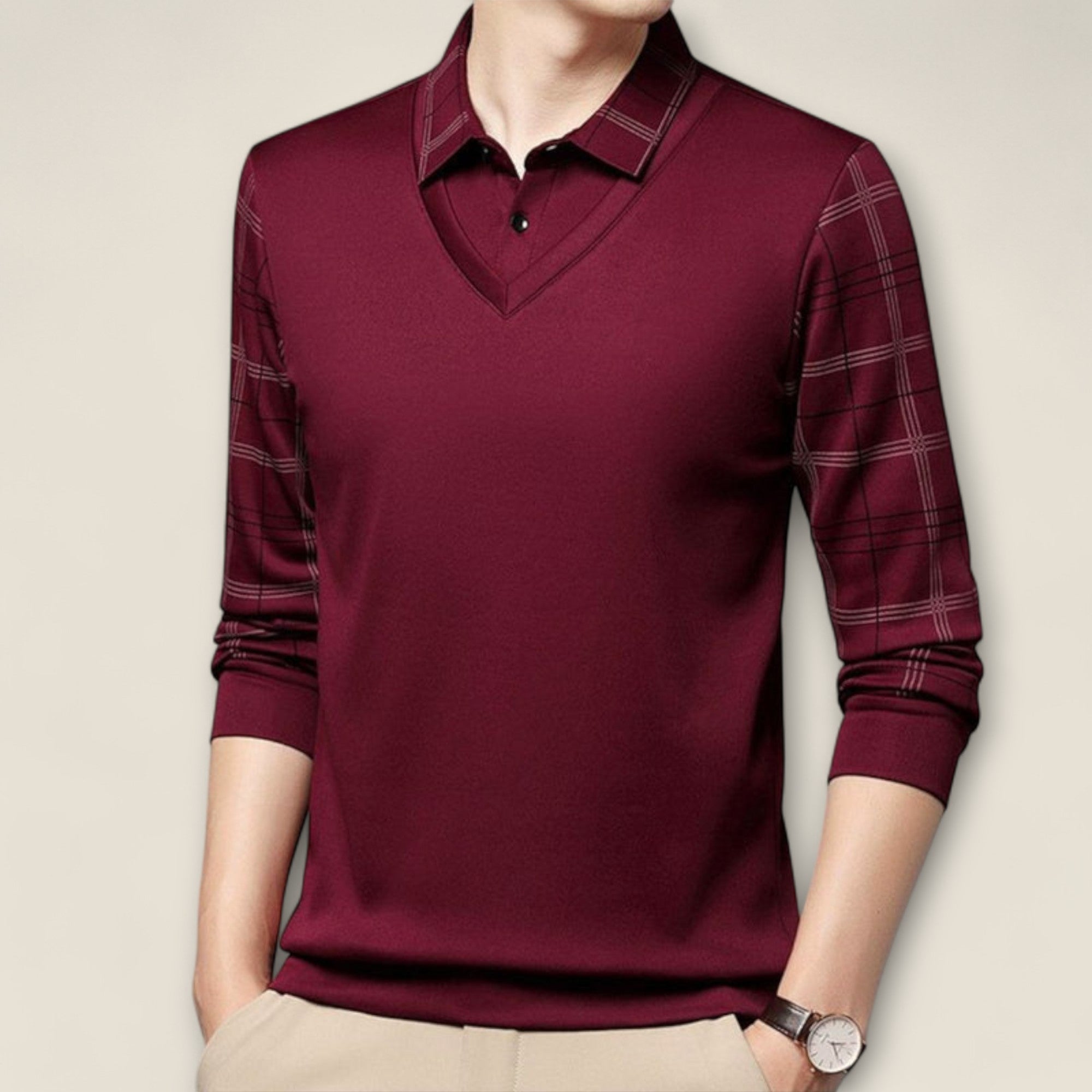 Marcello - Langærmet Polo T-Shirt