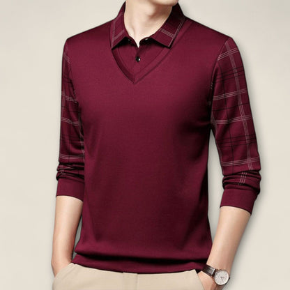 Marcello - Langærmet Polo T-Shirt