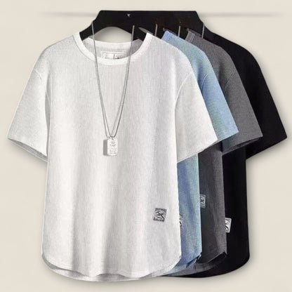 Rene - Vaffelstrikket T-Shirt