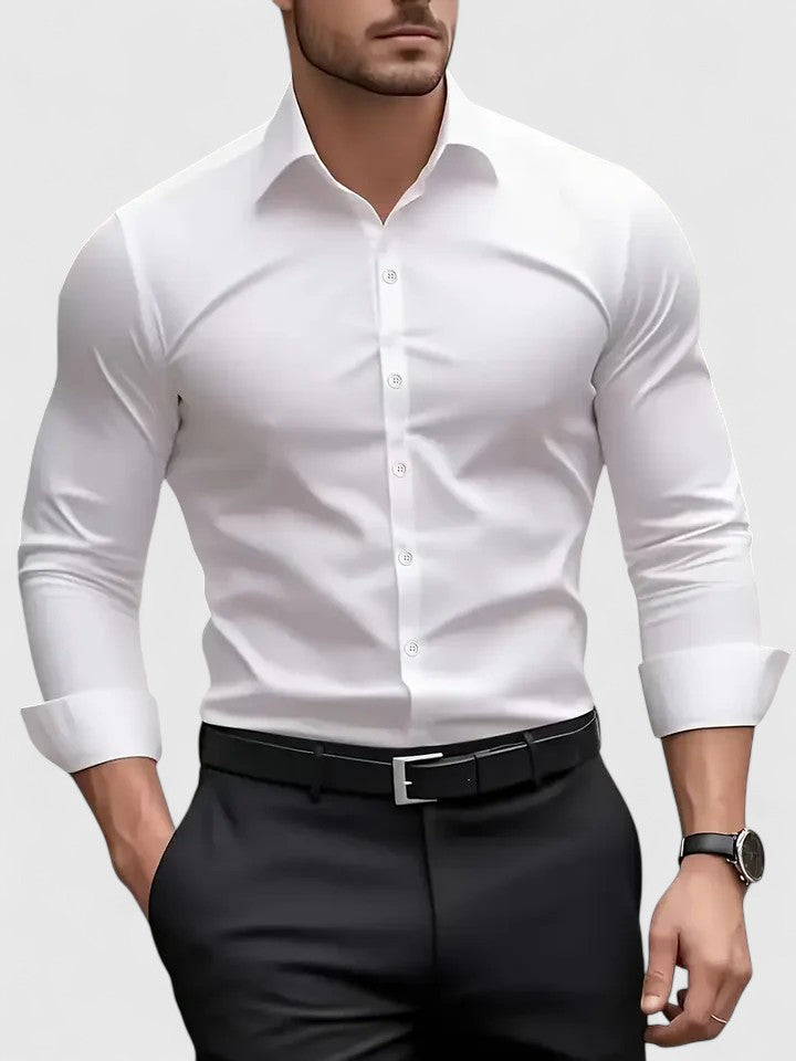 Caldwell | Tidløs Langærmet Skjorte