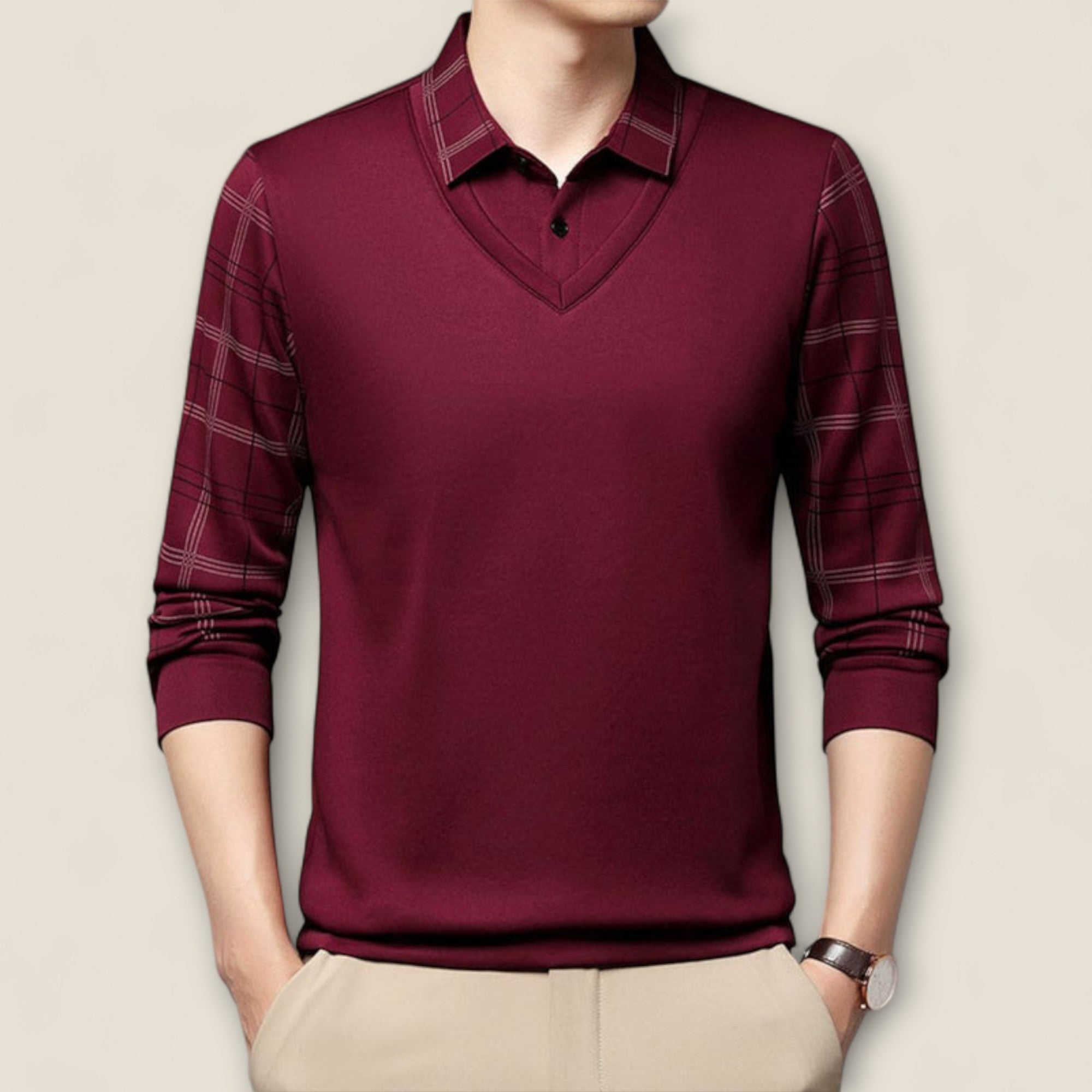 Marcello - Langærmet Polo T-Shirt