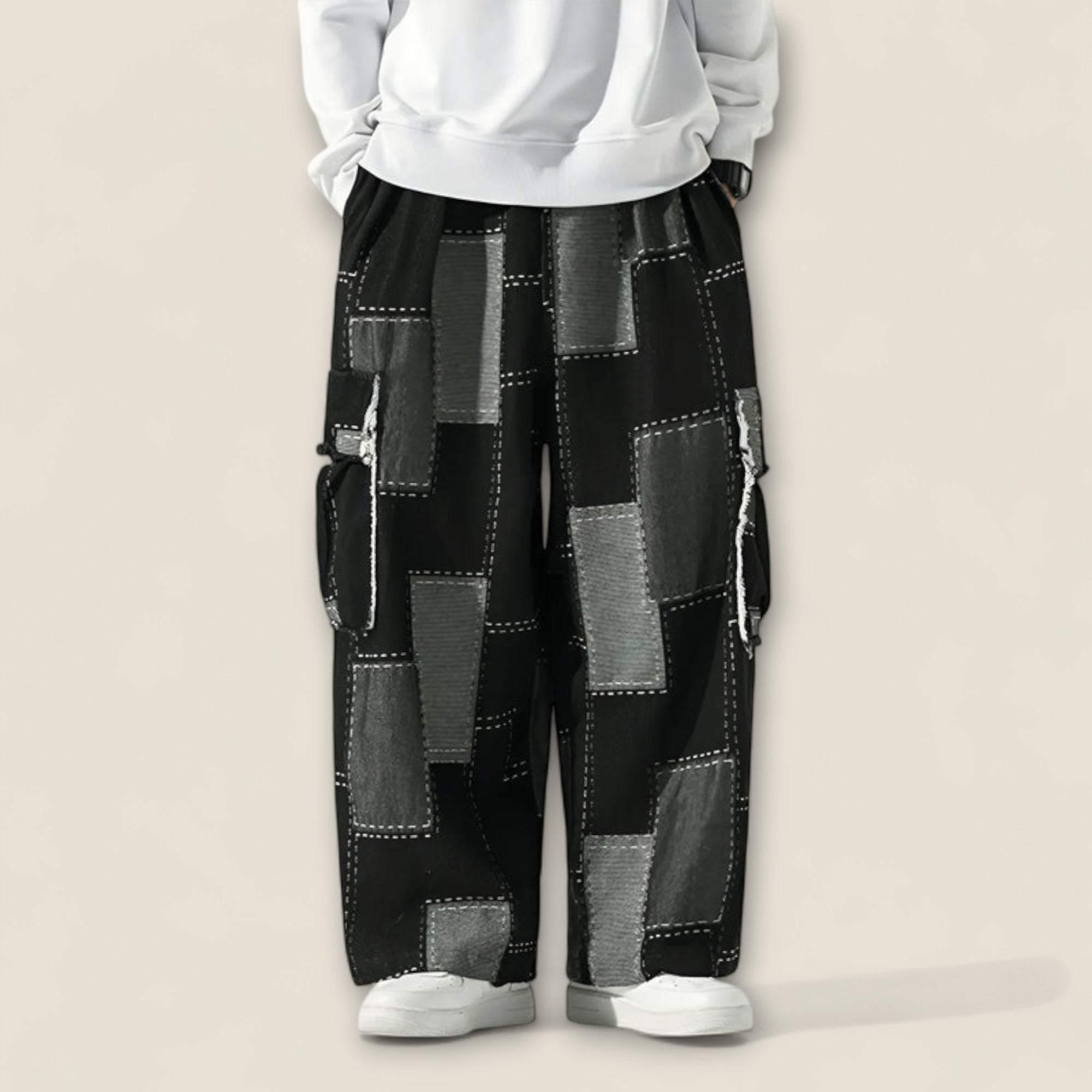 Lorenzo - Patchwork Urban Cargo Bukser