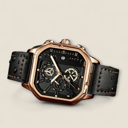 Rafael - Firkantet Chronograph Ur