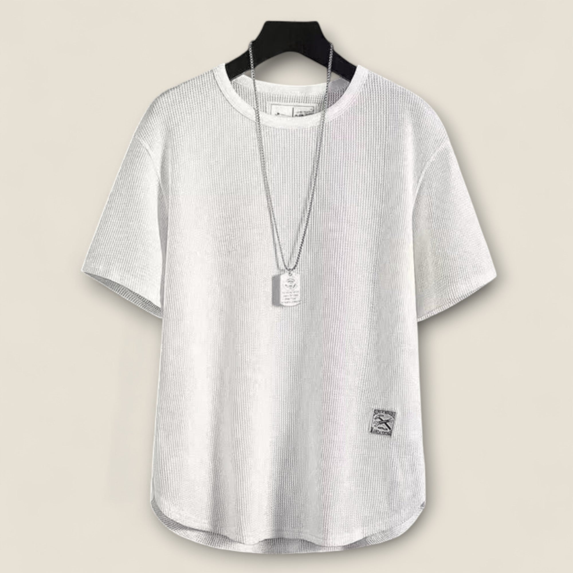 Rene - Vaffelstrikket T-Shirt