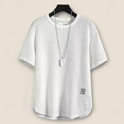 Rene - Vaffelstrikket T-Shirt