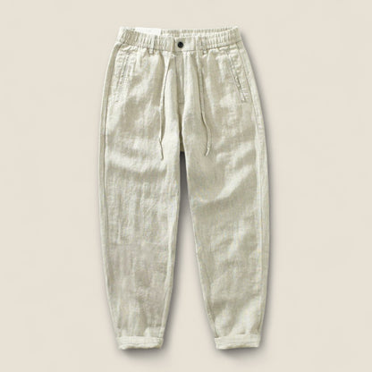 Leandro - Linned Bukser med Snøre