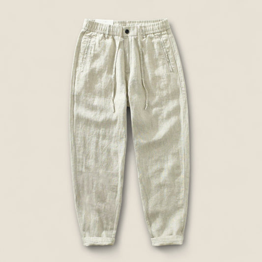 Leandro - Linned Bukser med Snøre