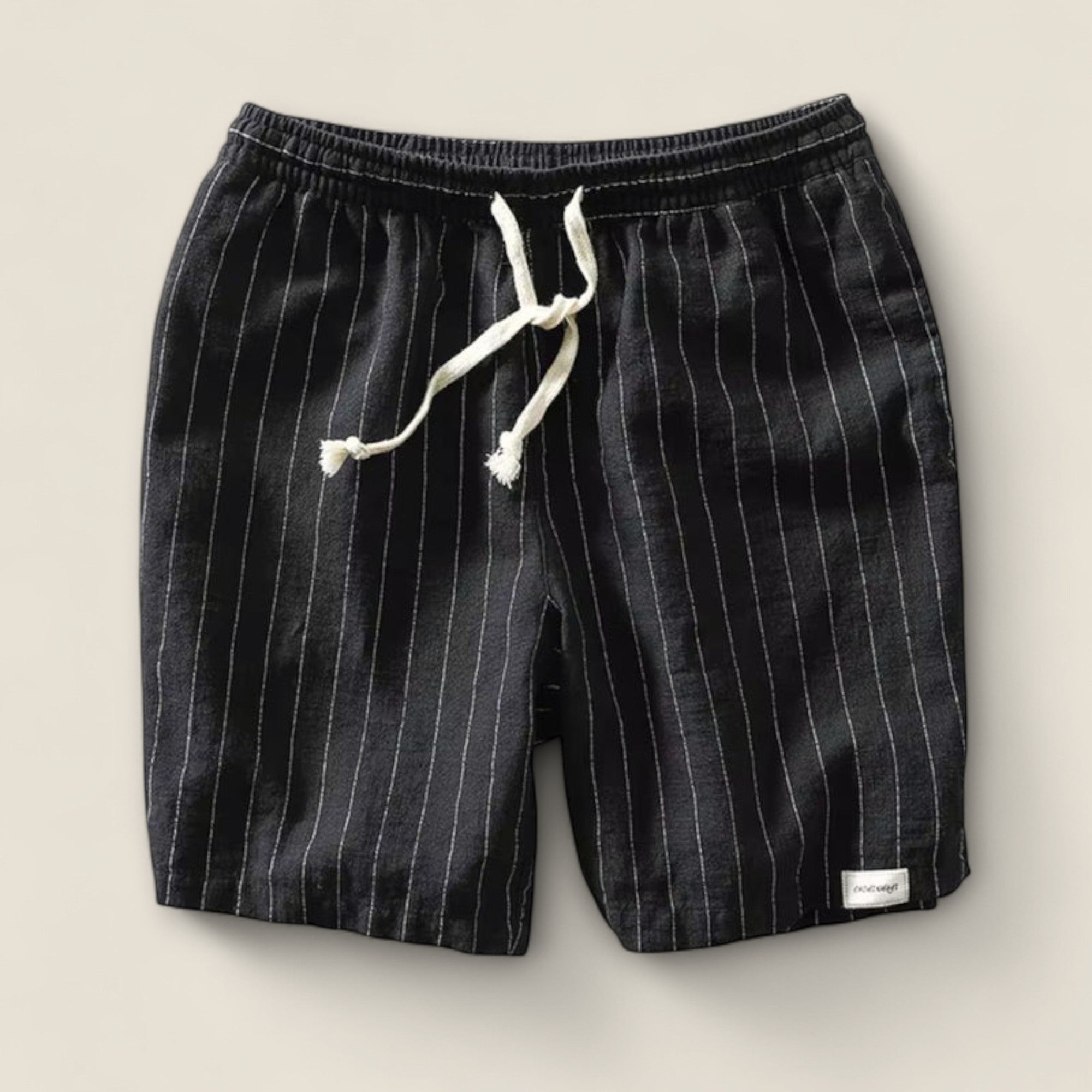 Dario - Stribede Linned Shorts
