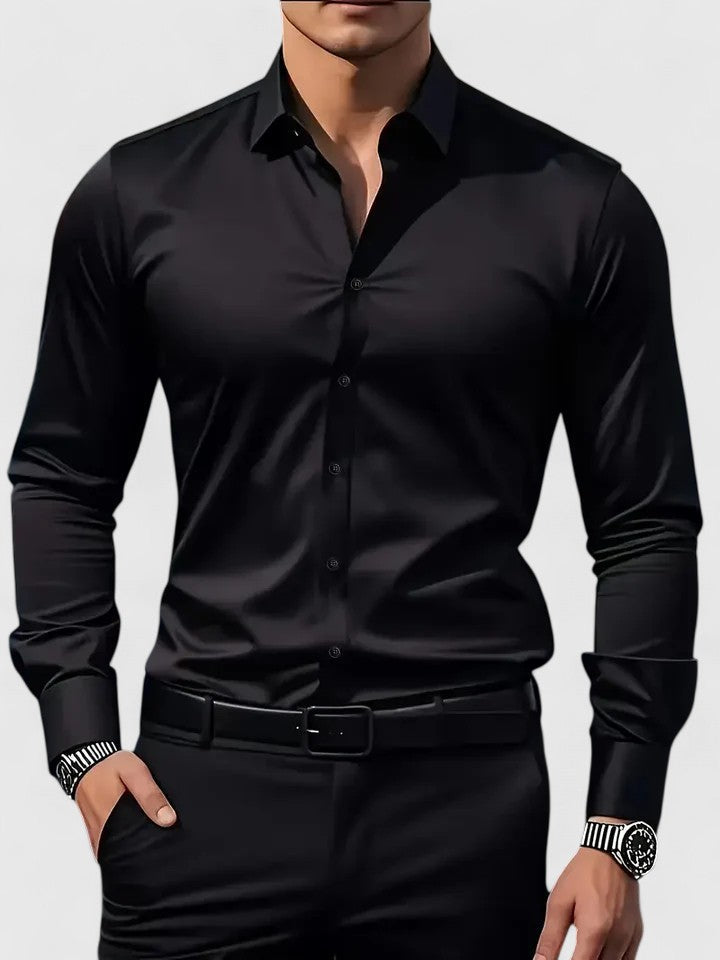 Caldwell | Tidløs Langærmet Skjorte