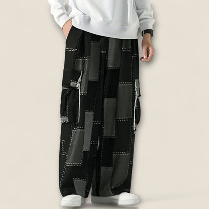 Lorenzo - Patchwork Urban Cargo Bukser
