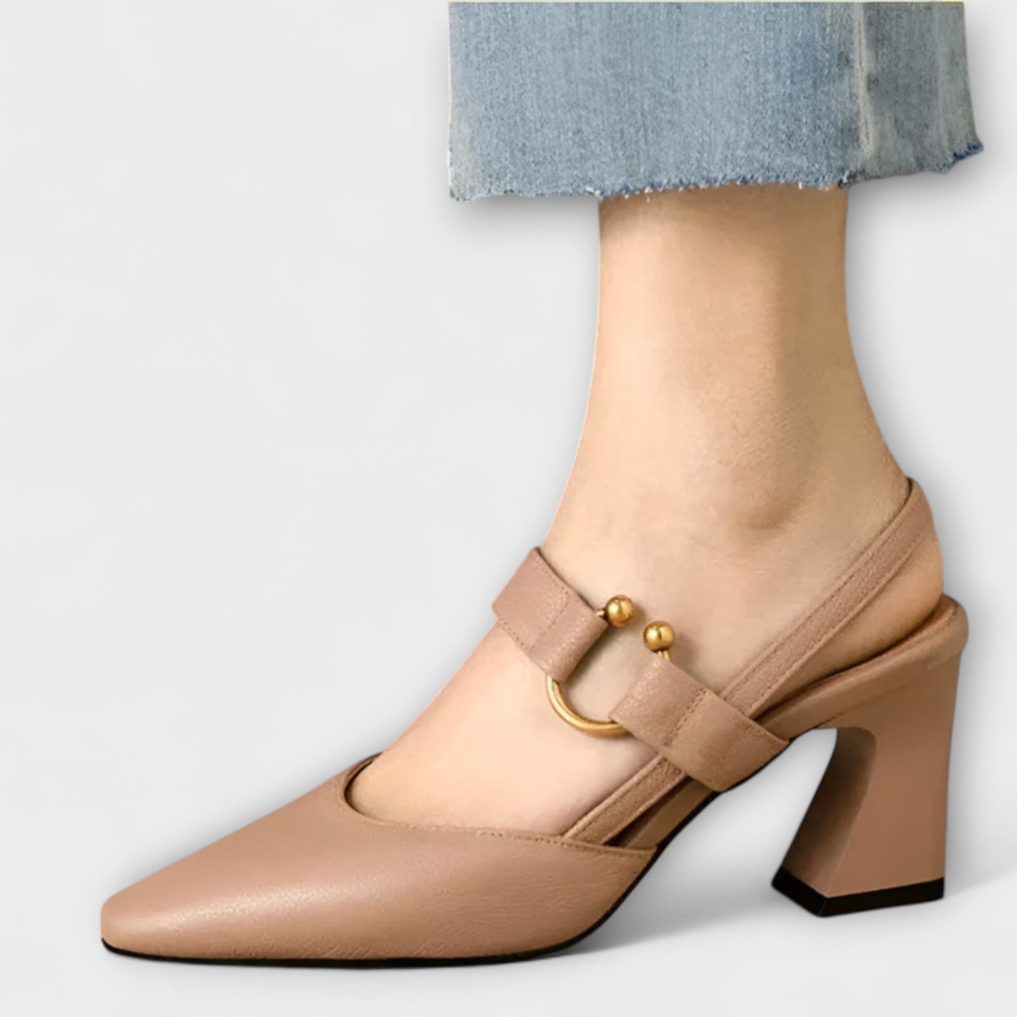 Courtney - Elegant Ortopædisk Komfort Hæle