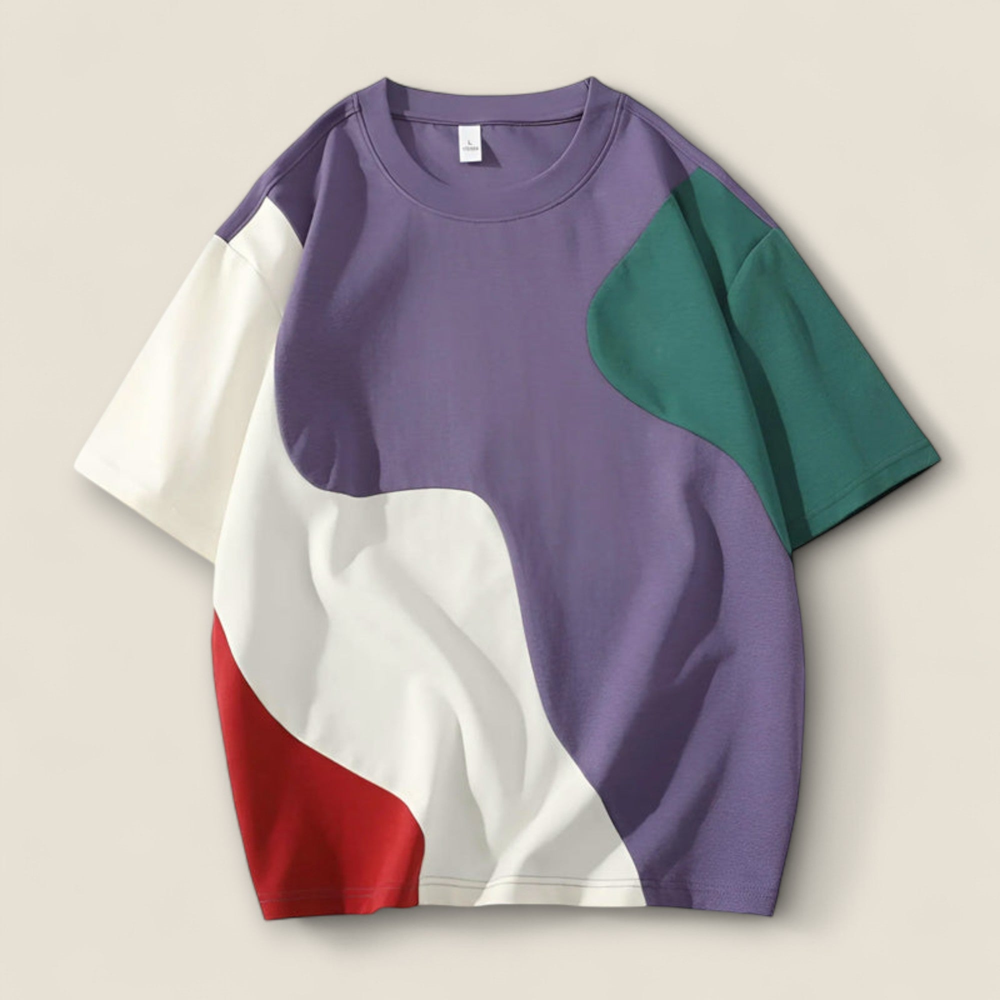 Mateo - Farveblok Abstract Tee