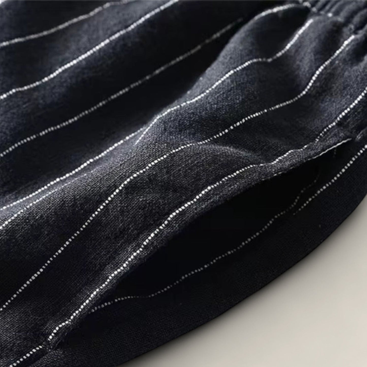 Dario - Stribede Linned Shorts