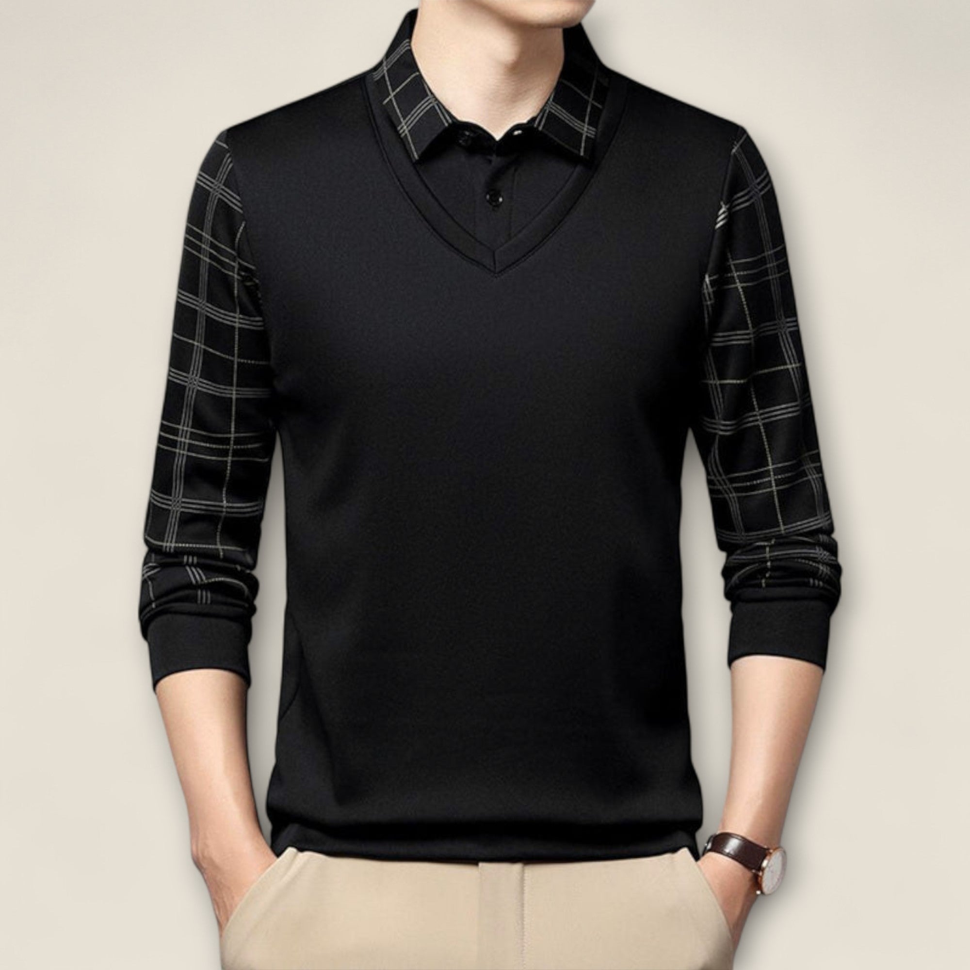 Marcello - Langærmet Polo T-Shirt