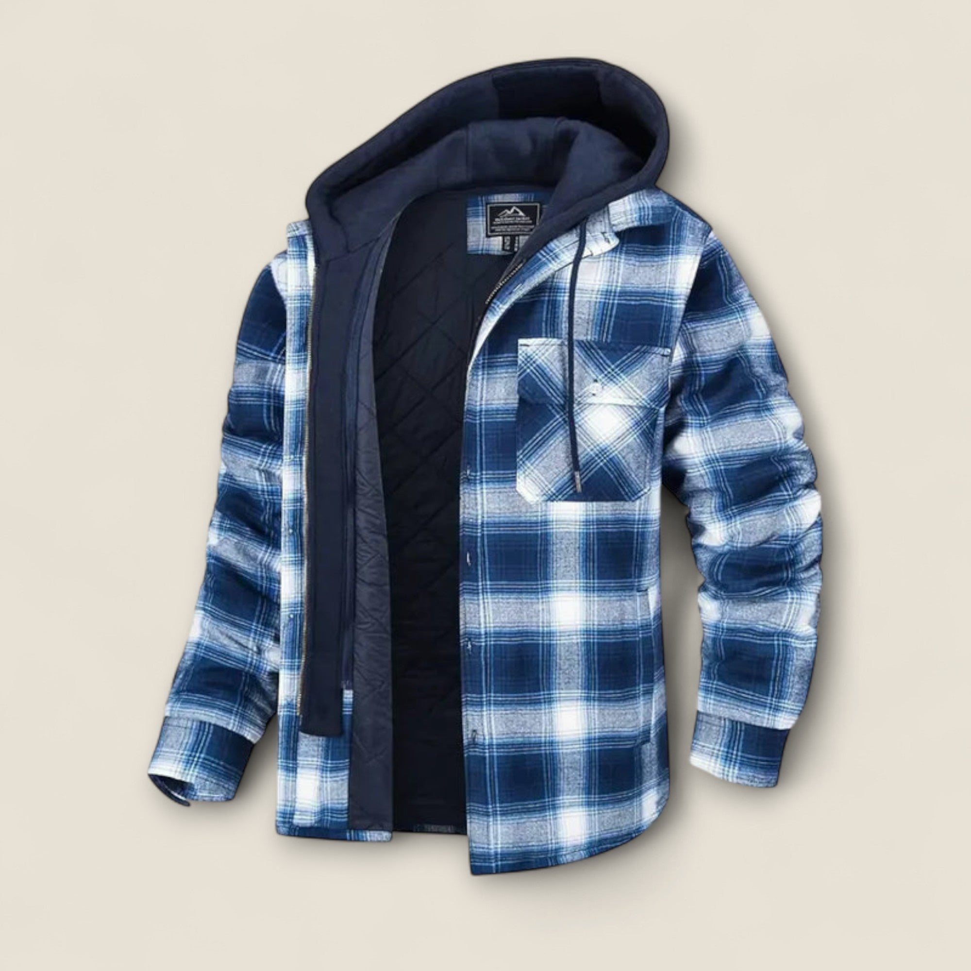 Brooks - Hættetrøje med Knapper