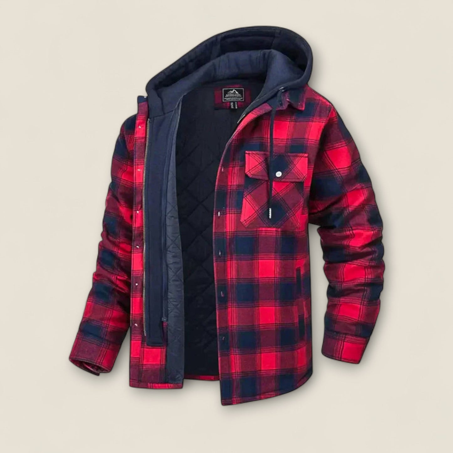 Brooks - Hættetrøje med Knapper