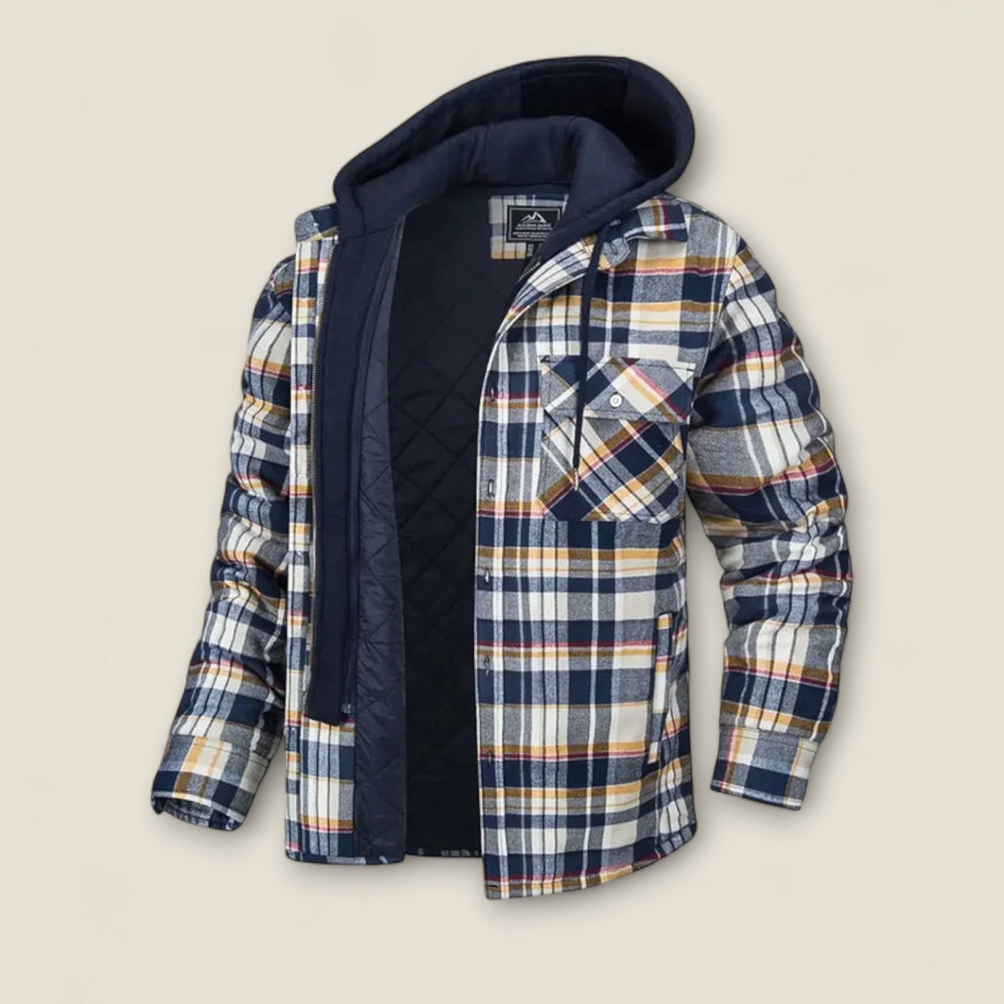 Brooks - Hættetrøje med Knapper