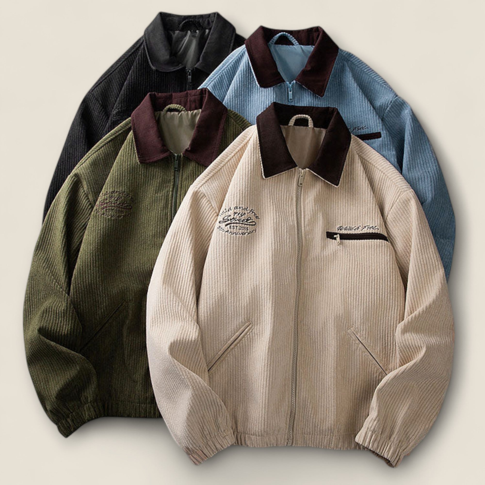 Salvador - Corduroy Zip-Up Jakke
