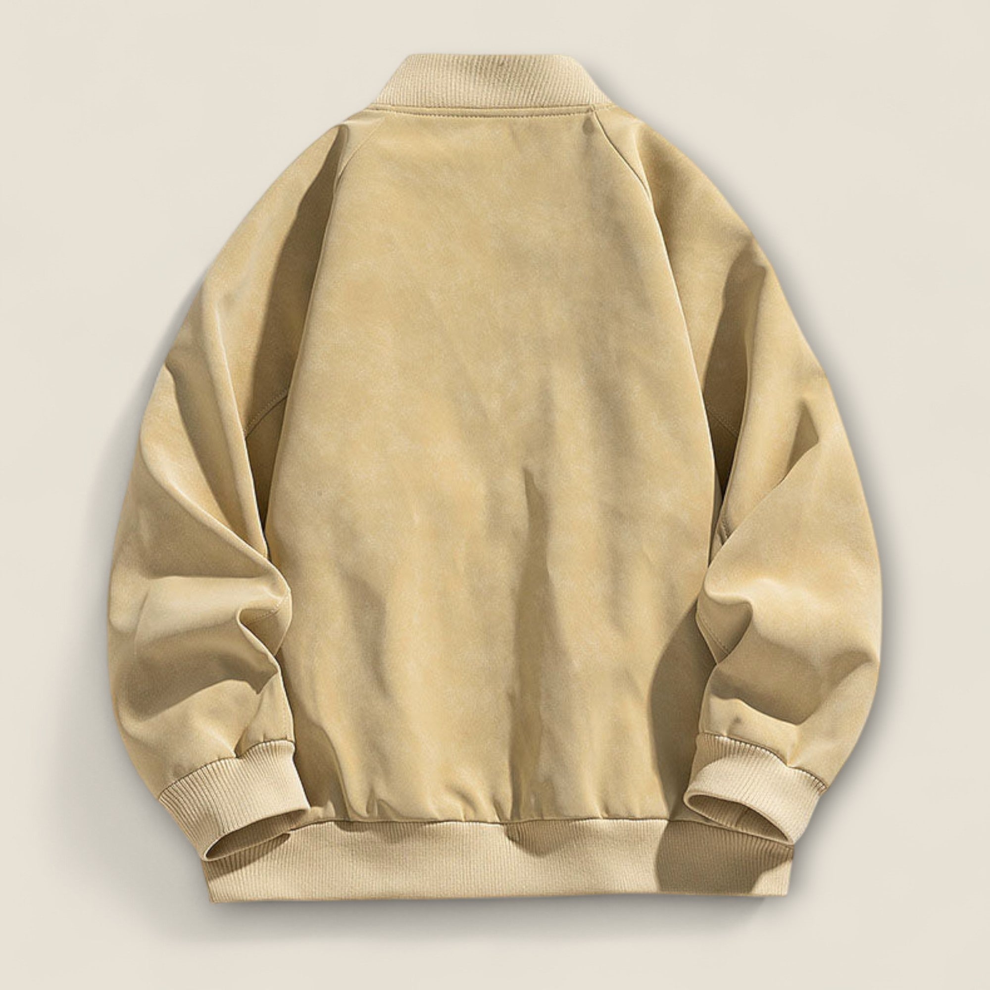 Alonso - Suede Bomberjakke