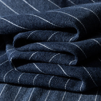 Leon - Stribet Denimskjorte