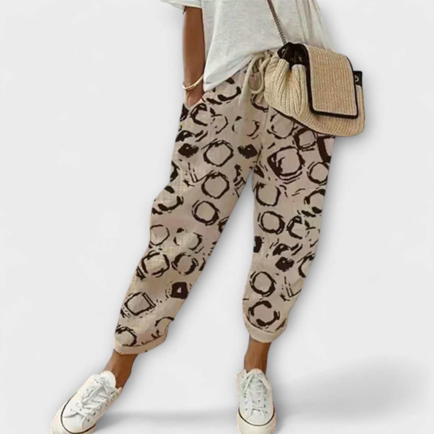 Burga - Hyggelige Bukser i Bomuld-Linned