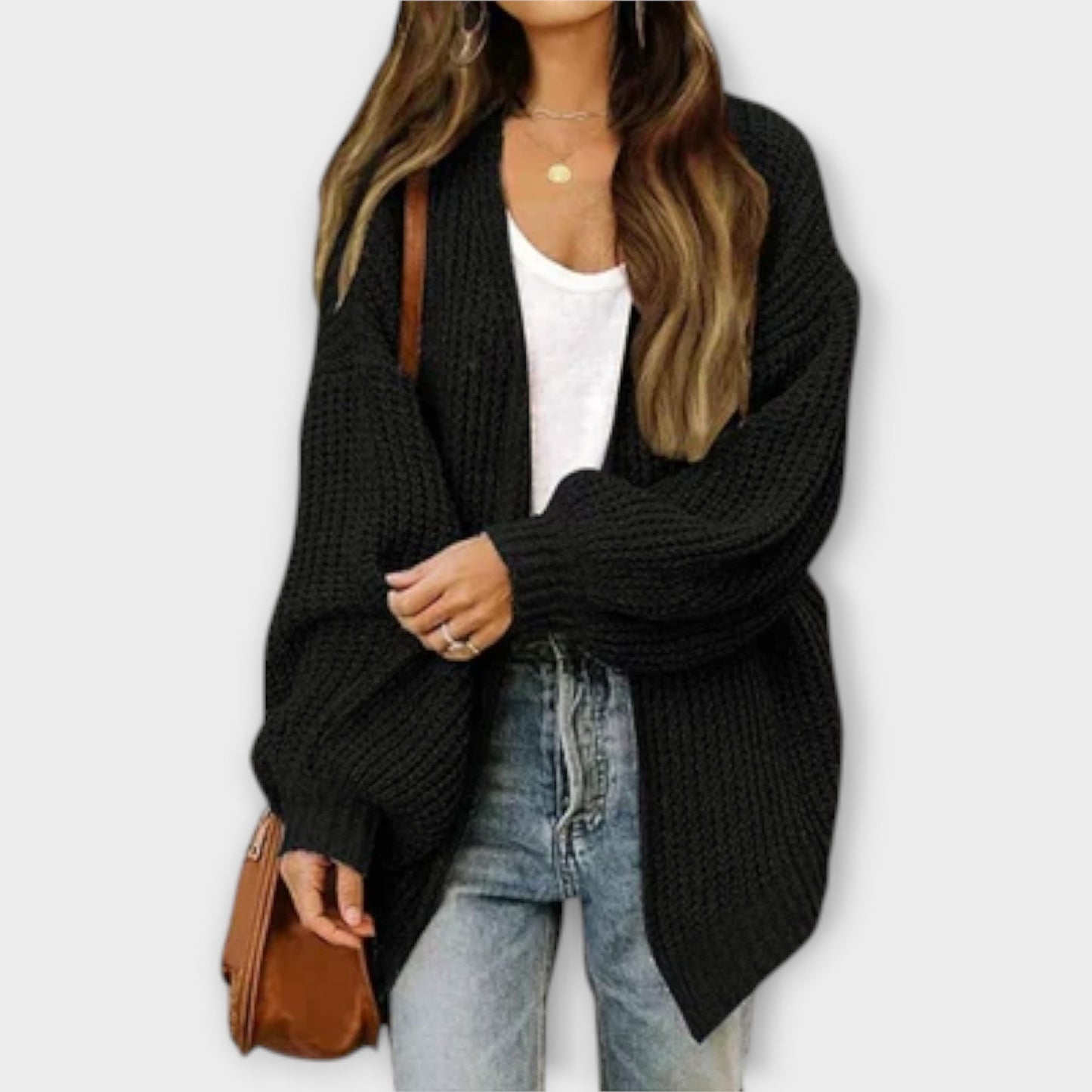Leppa - Casual Strikket Cardigan