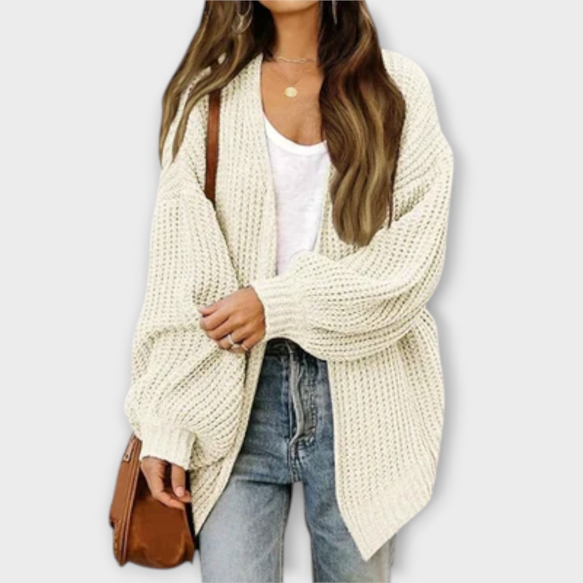 Leppa - Casual Strikket Cardigan