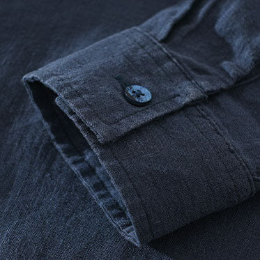 Leone - Linned Knap-Op Skjorte