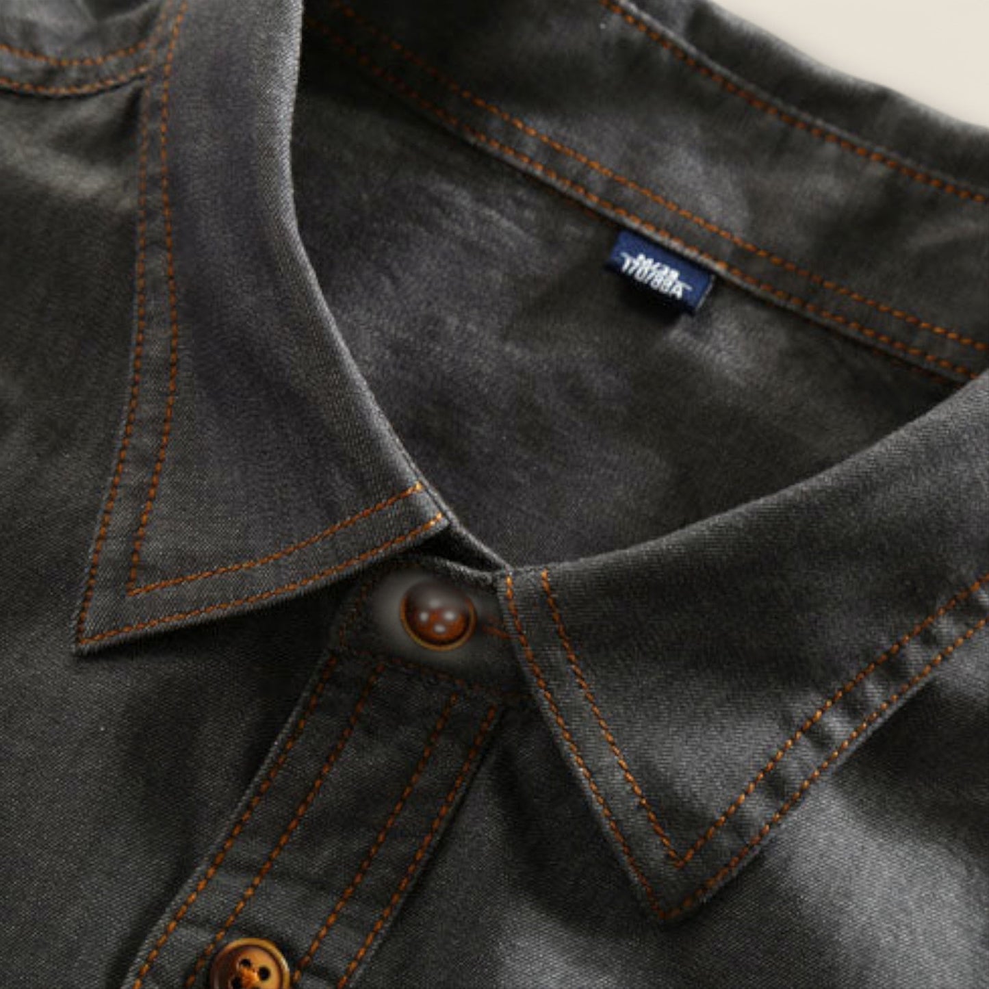 Rafael - Klassisk Bomulds Denim Skjorte