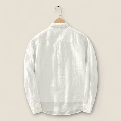 Leone - Linned Knap-Op Skjorte