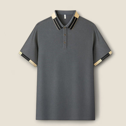 Dario - Letvægts Strik Polo Shirt