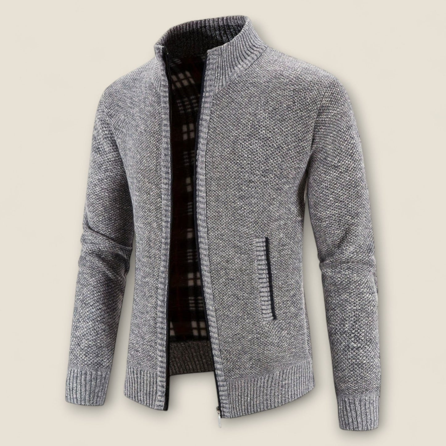 Matteo - Zip-Up Striktrøje