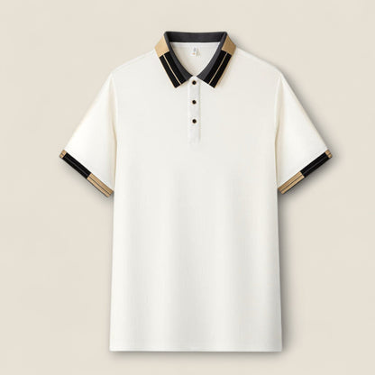 Dario - Letvægts Strik Polo Shirt