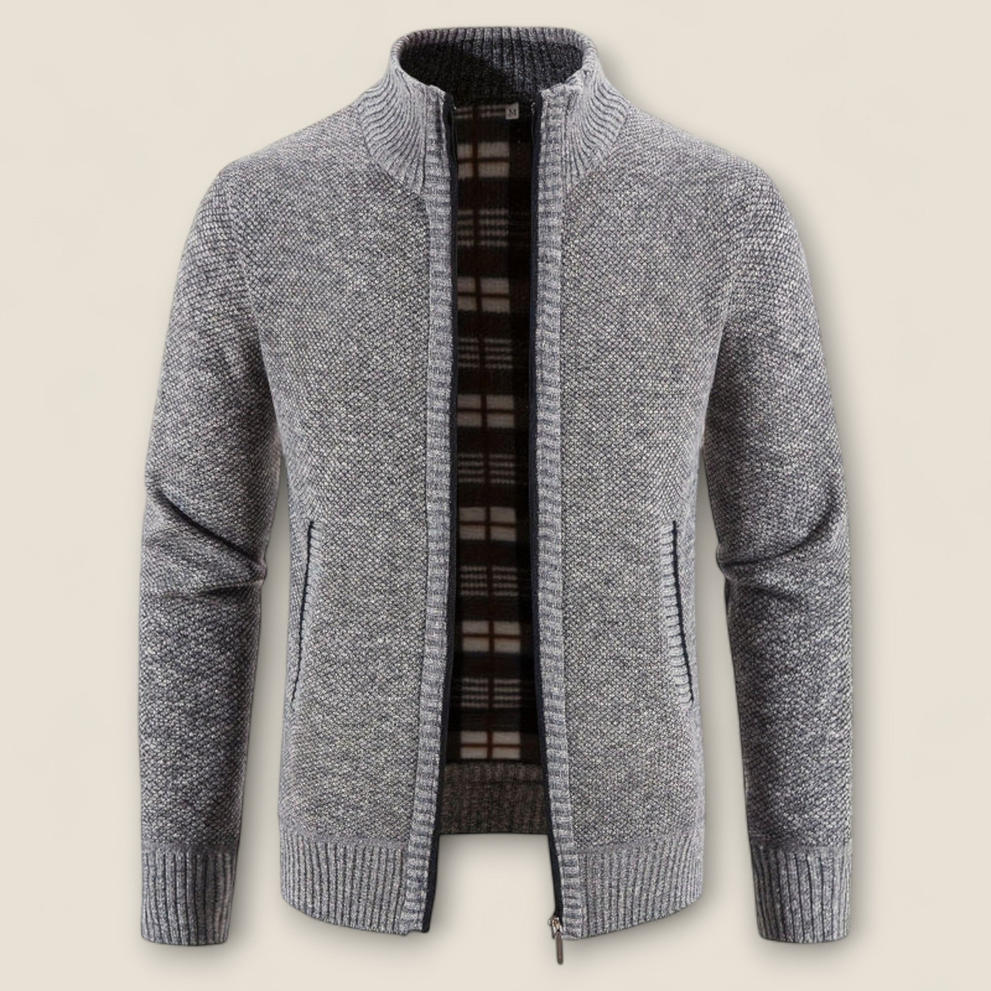 Matteo - Zip-Up Striktrøje