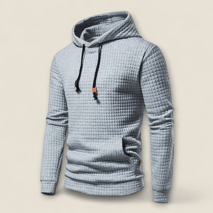 Renato - Tekstureret Hoodie med Pullover Design