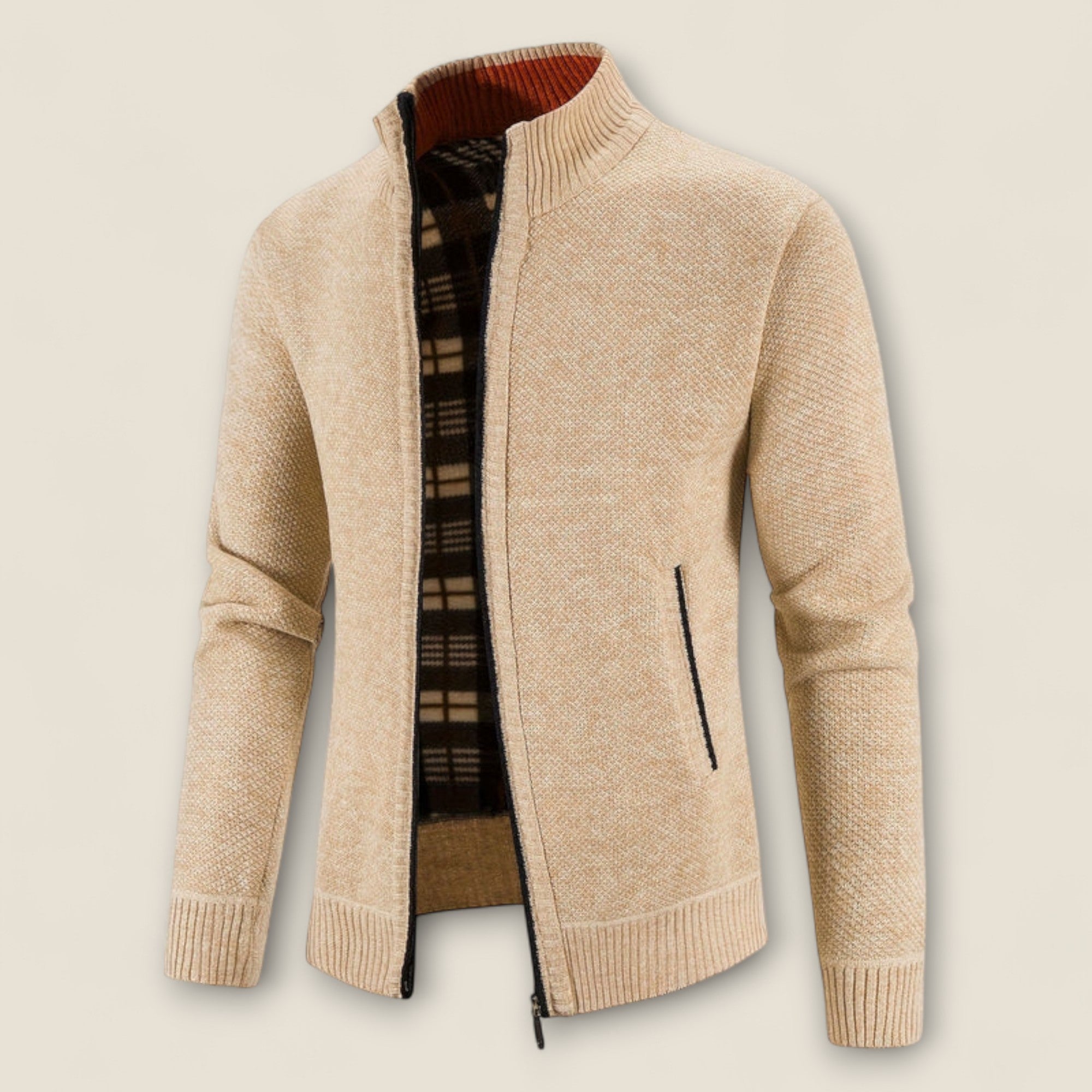 Matteo - Zip-Up Striktrøje