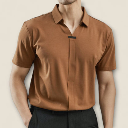 Fabio - Bomulds-silke blanding polo