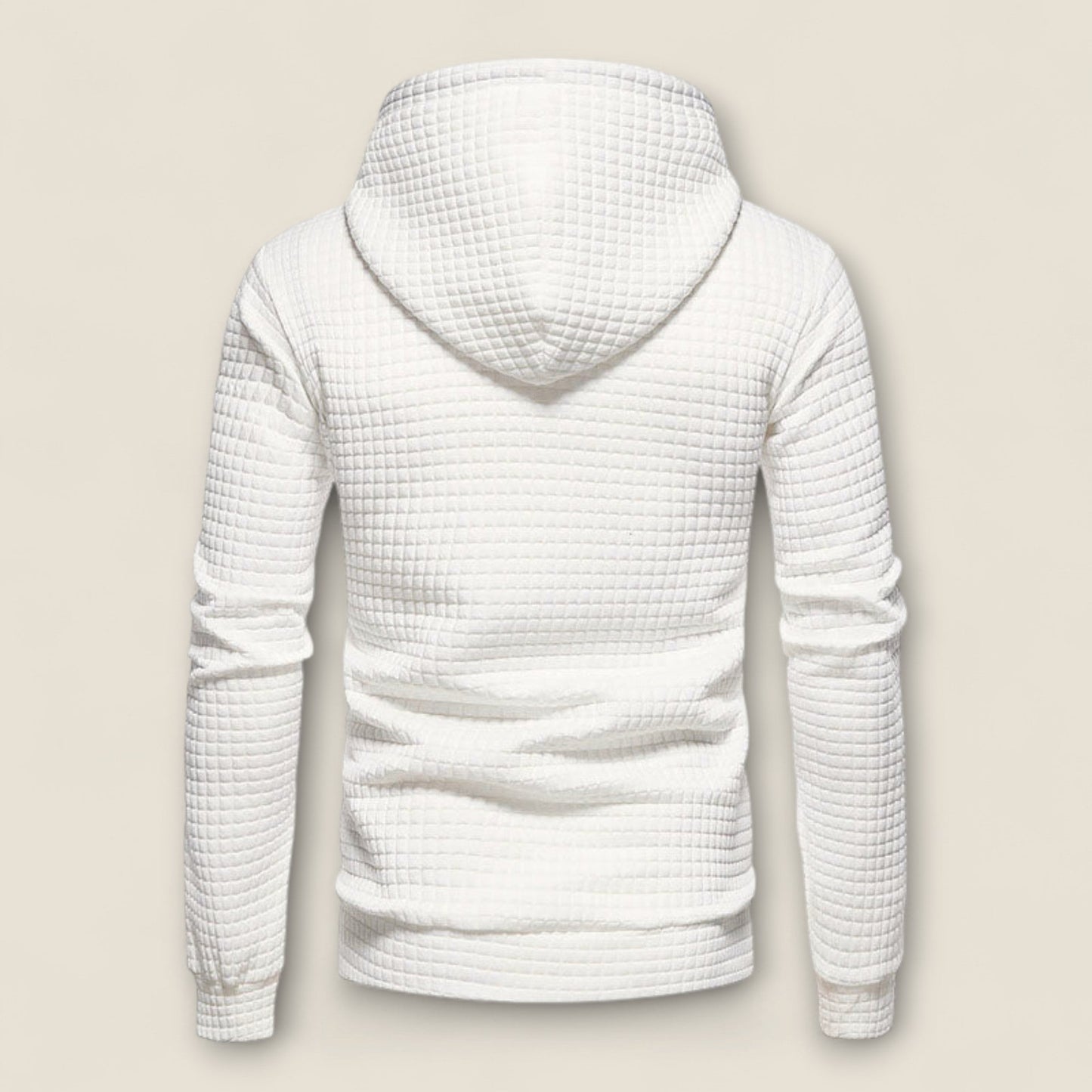 Renato - Tekstureret Hoodie med Pullover Design