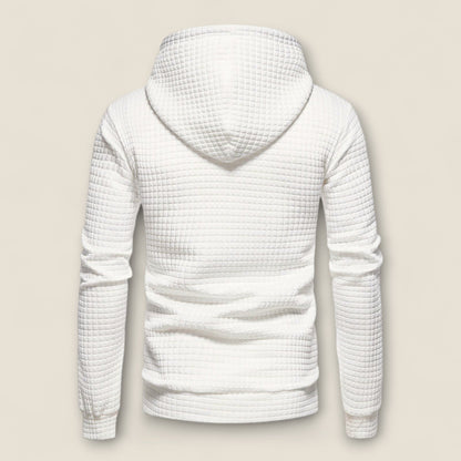 Renato - Tekstureret Hoodie med Pullover Design