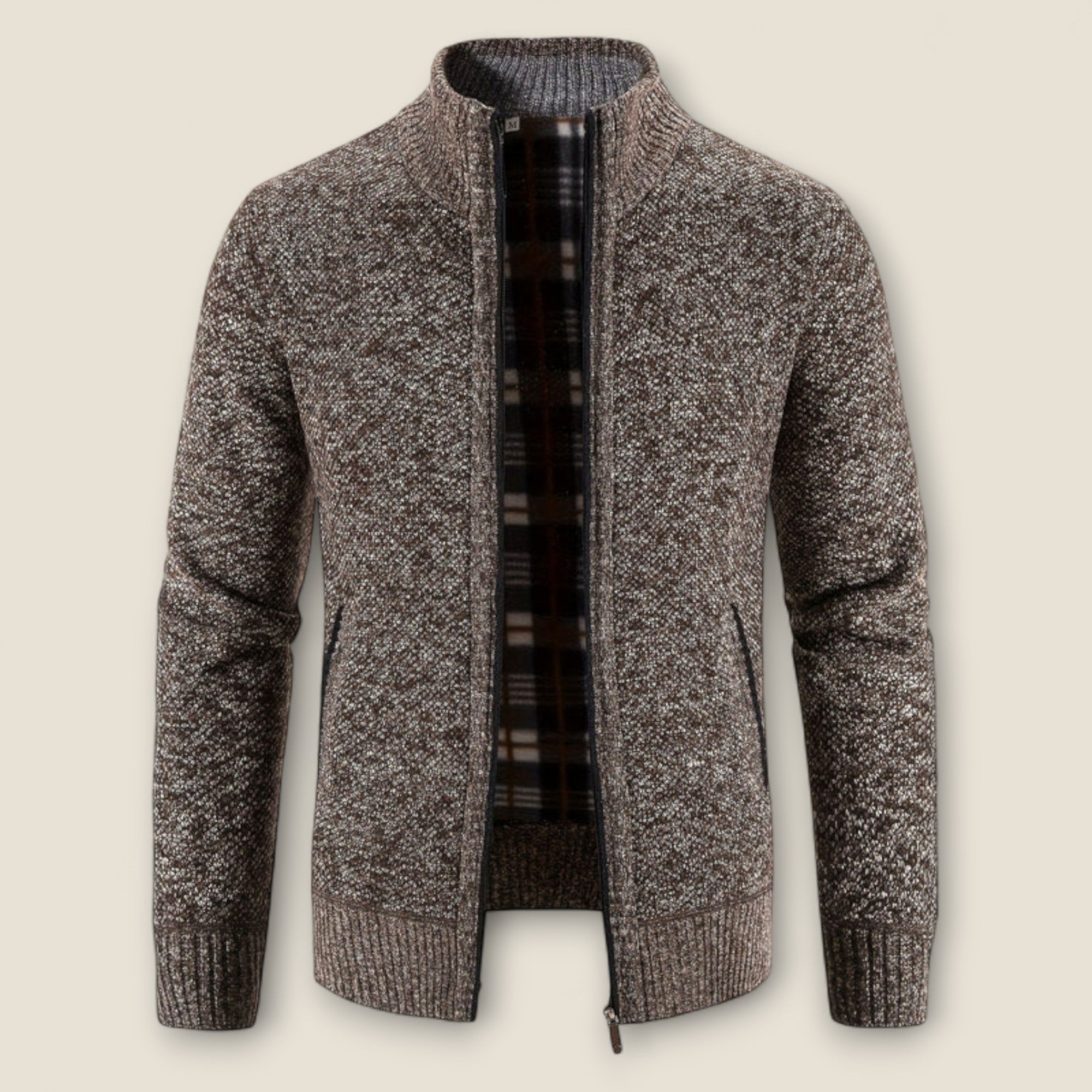 Matteo - Zip-Up Striktrøje