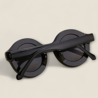 Emilio - Retro Træsolbriller