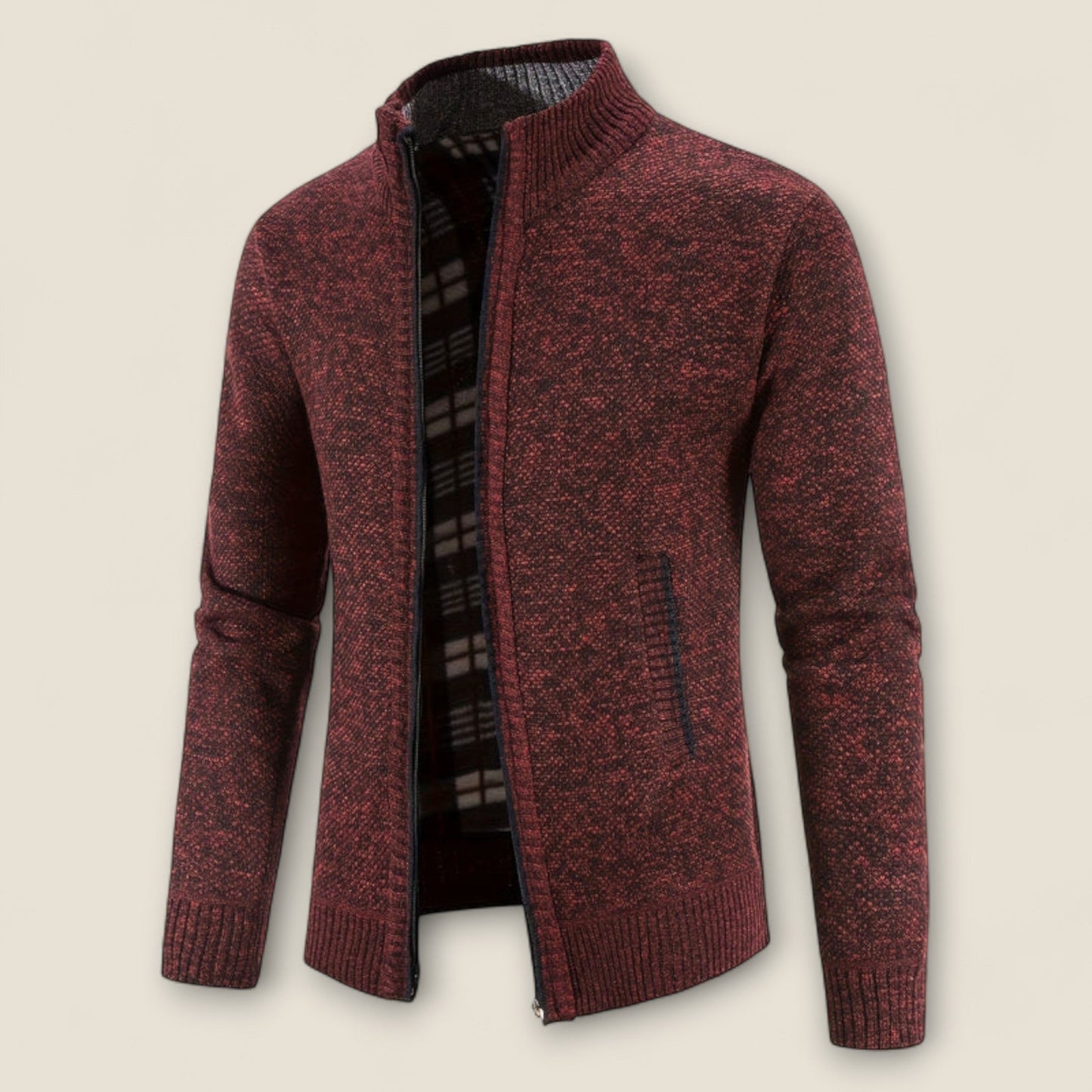 Matteo - Zip-Up Striktrøje