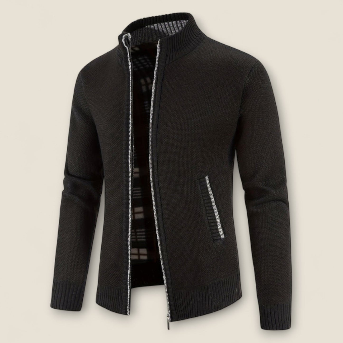 Matteo - Zip-Up Striktrøje