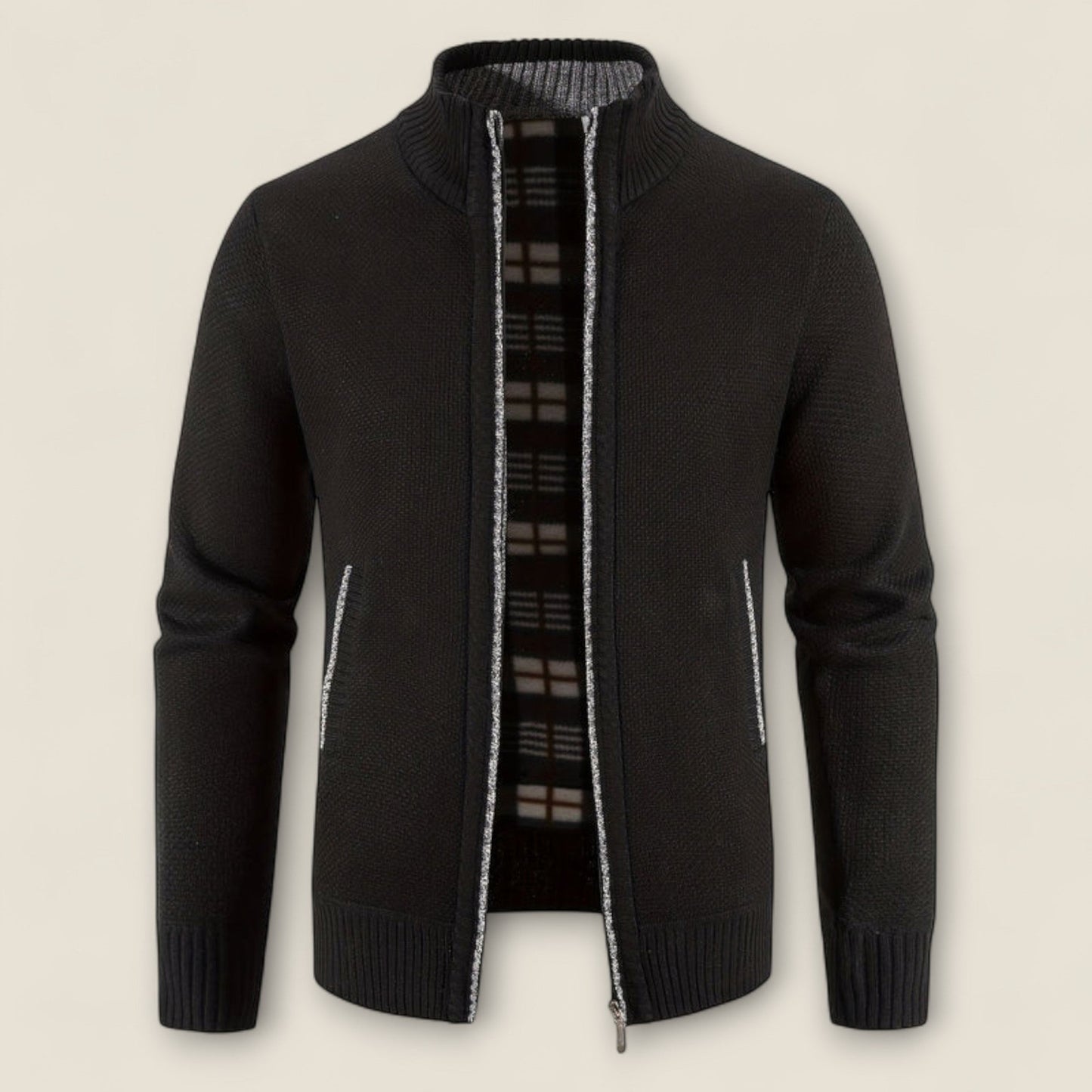 Matteo - Zip-Up Striktrøje