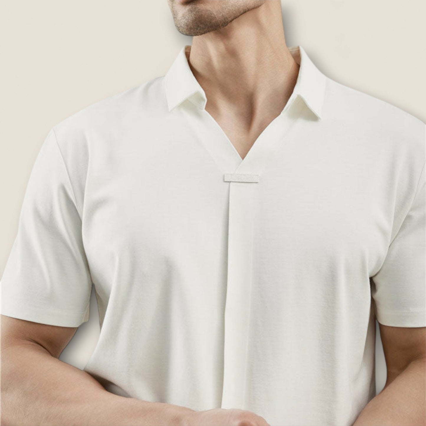 Fabio - Bomulds-silke blanding polo