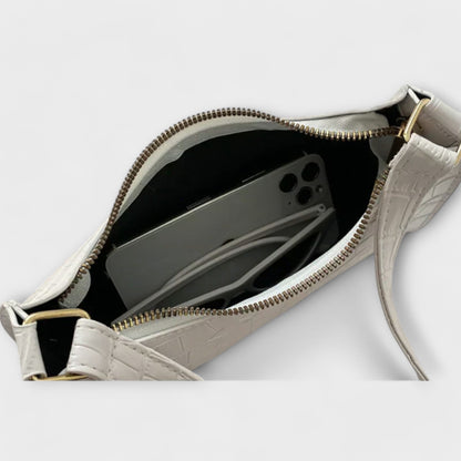 Lora. - Skinnende Lædertaske