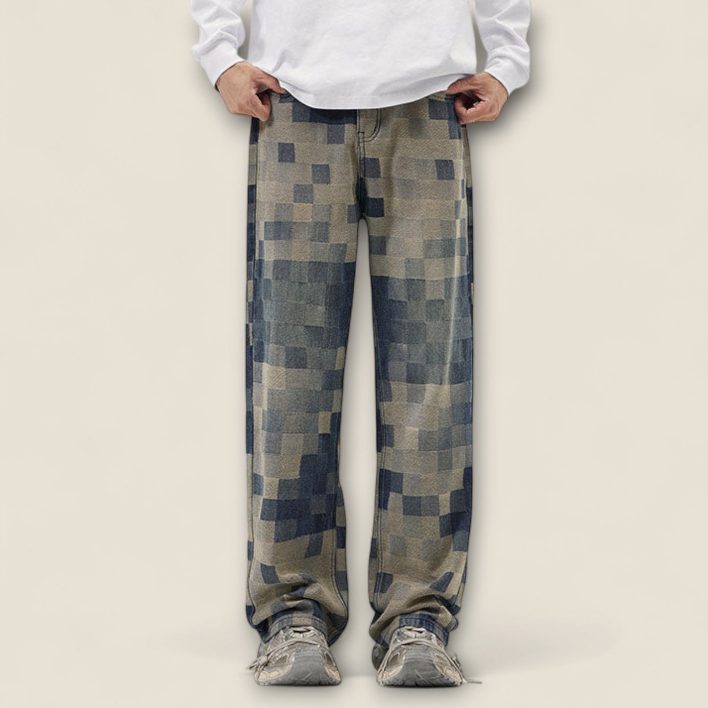 Ciro - Pixel Slidt Denim Jeans